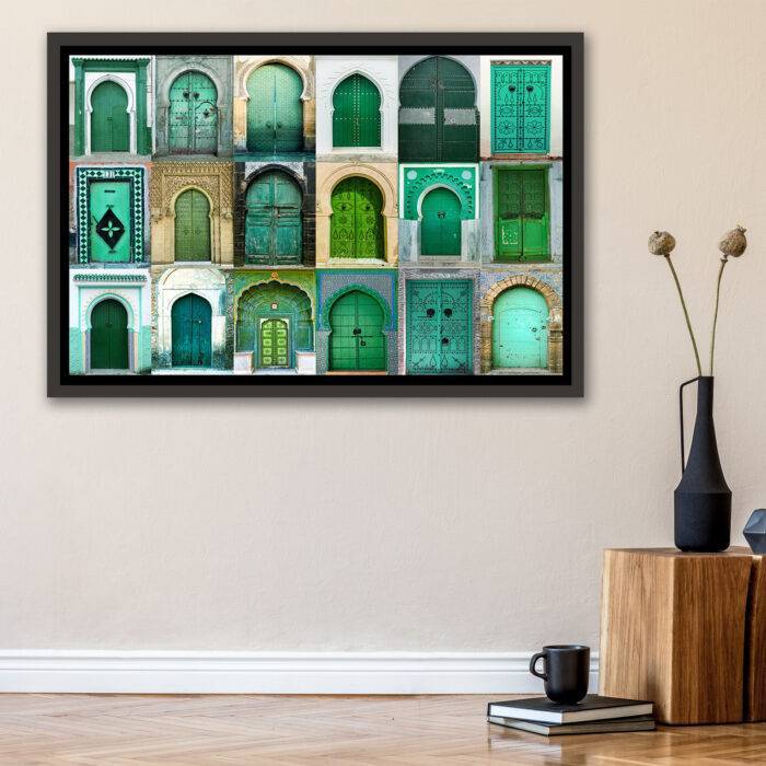 JOURNEY THROUGH ARABIAN DOORS green landscape copy