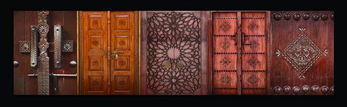 The art of arabian door