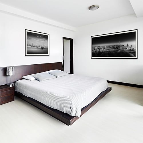 Hotel Room Dubai Photography BW Croped
