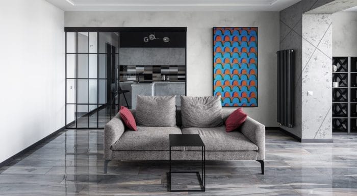 luxury living room with sofa